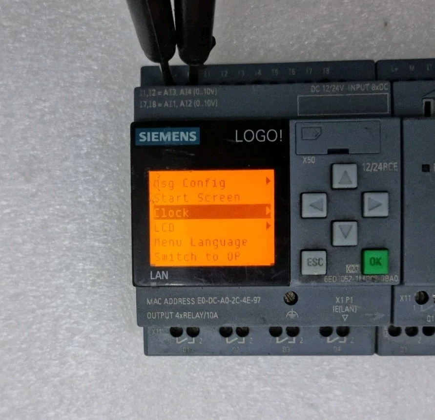 Siemens 6ED1052-1MD08-0BA0 Logo + 6ED1055-1MB00-0BA2 + 6ED1055-1MB00-0BA2 Module